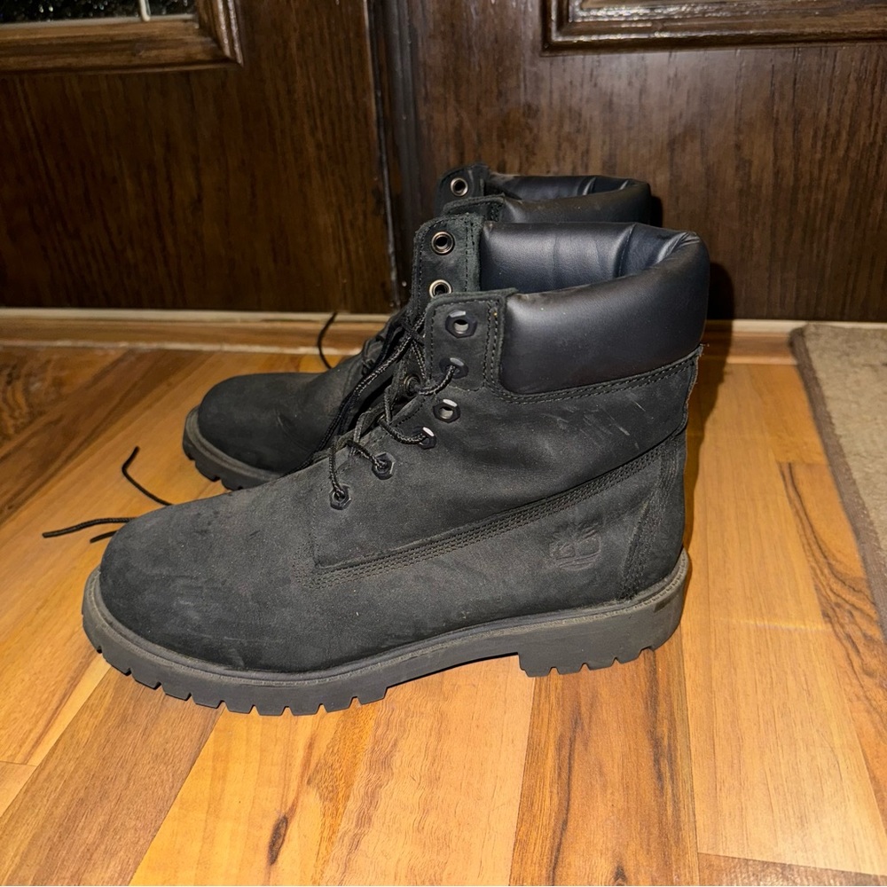 Black Timberland boots